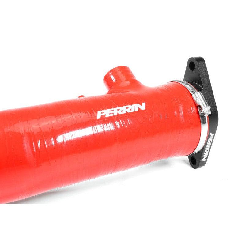 Perrin 2022+ Subaru WRX Red 3in Turbo Inlet Hose w/ Nozzle - Saikospeed