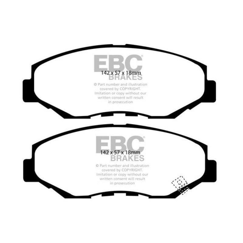 EBC 13-15 Acura ILX 1.5 Hybrid Yellowstuff Front Brake Pads - Saikospeed