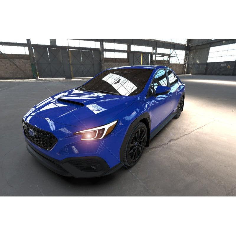 Rally Armor 2022 Subaru WRX Black UR Mud Flap w/ Blue Logo - Saikospeed