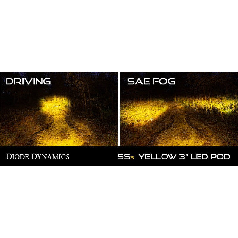 Diode Dynamics SS3 Sport ABL - Yellow Combo Standard (Pair)