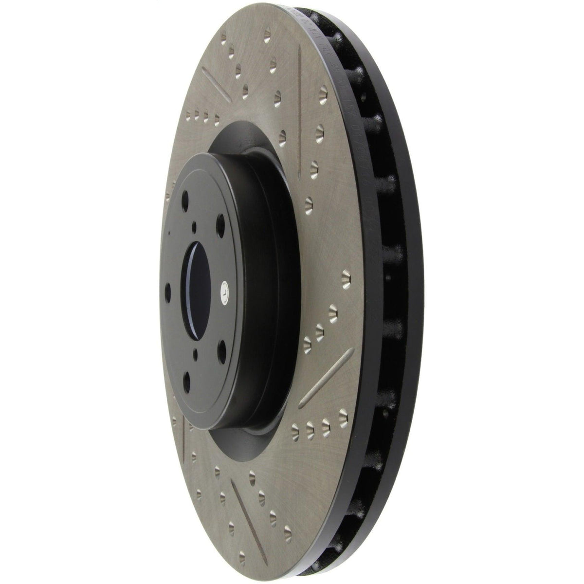 StopTech 05-10 Subaru Impreza WRX/STi Slotted & Drilled Left Front Rotor - Saikospeed