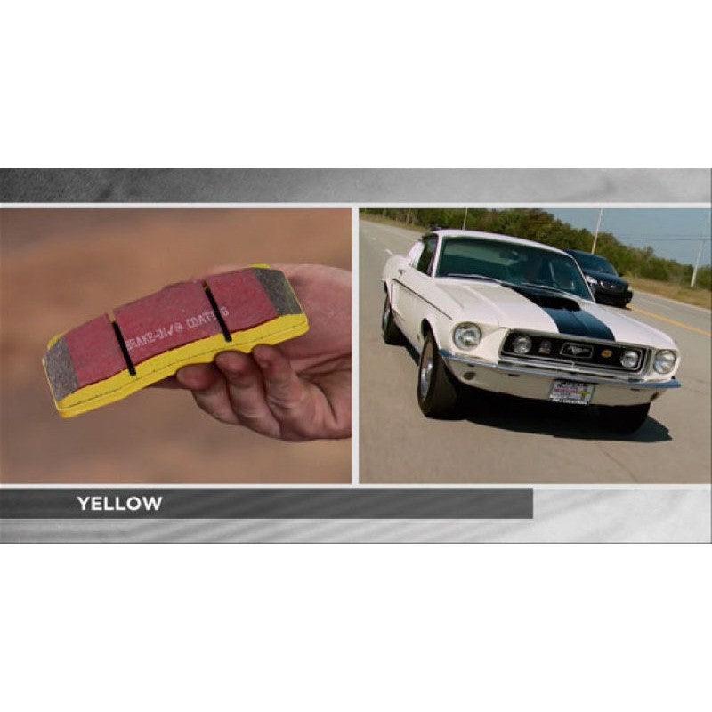 EBC 12+ Subaru BRZ 2.0 (solid rear rotors) Yellowstuff Rear Brake Pads - Saikospeed