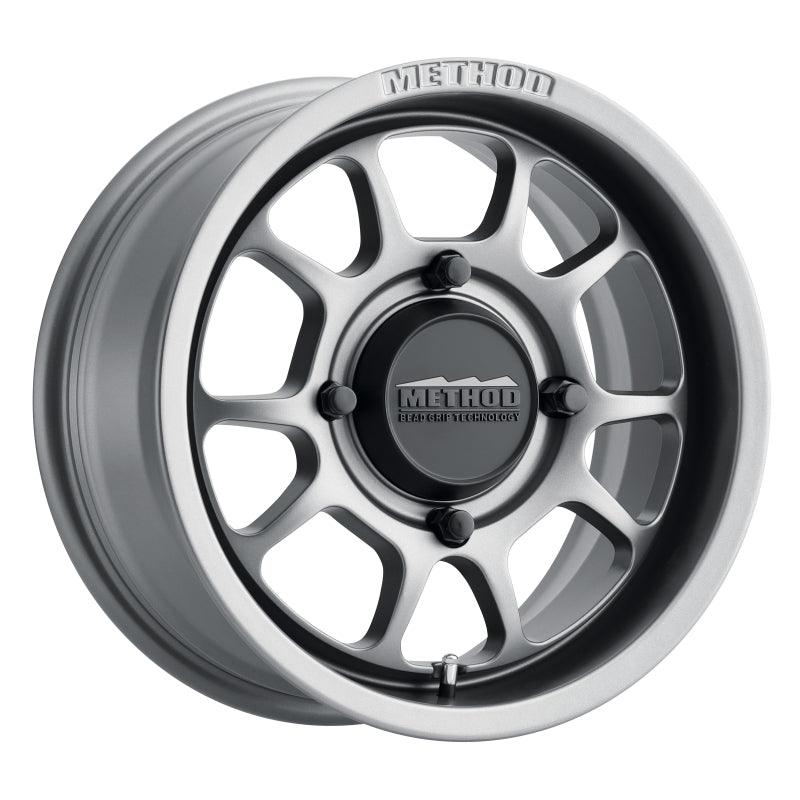 Method MR409 Bead Grip 15x7 / 5+2/38mm Offset / 4x156 / 132mm CB Steel Grey Wheel - Saikospeed