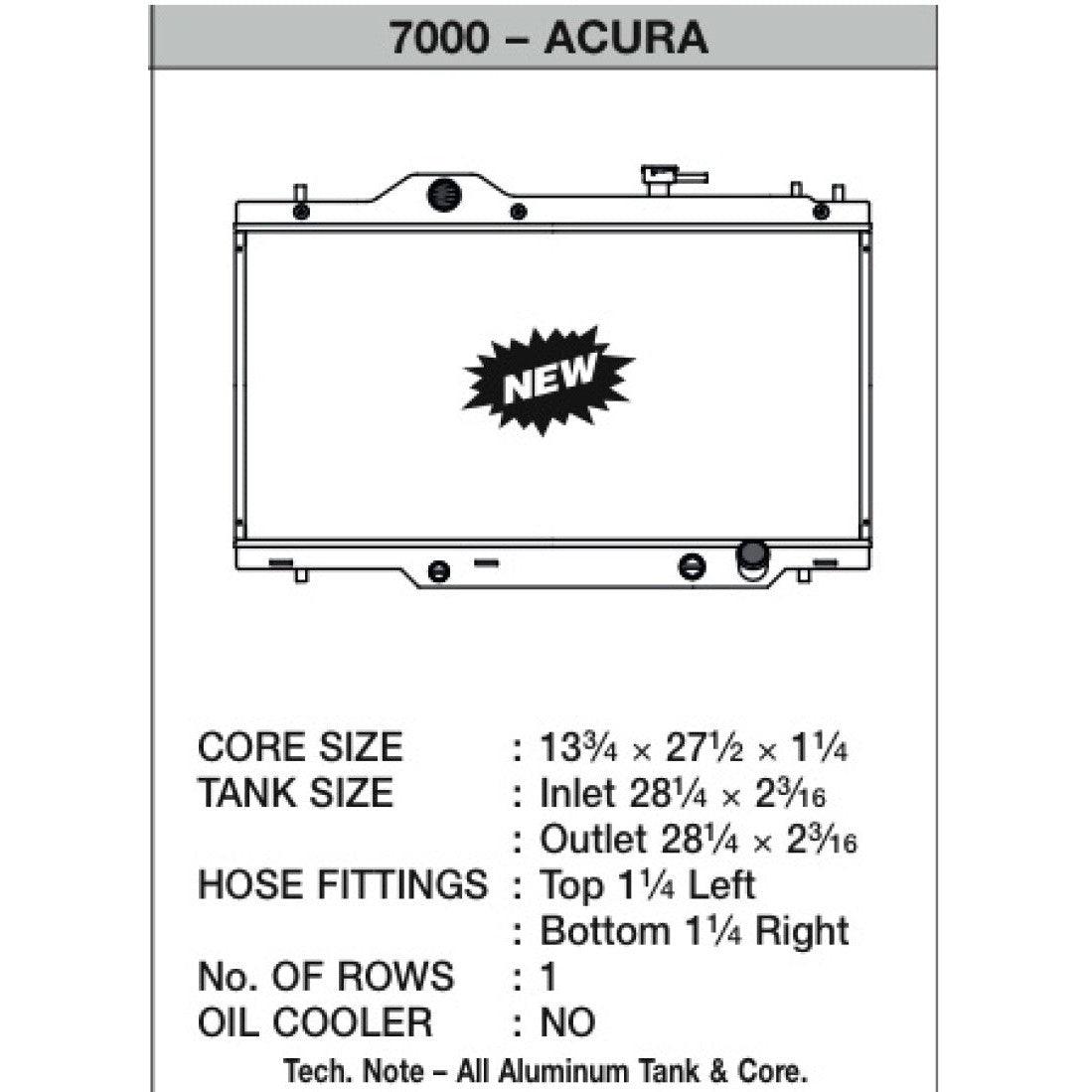 CSF 02-06 Acura RSX Radiator - Saikospeed