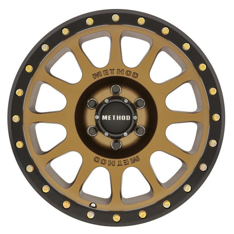 Method MR305 NV 16x8 0mm Offset 6x5.5 108mm CB Method Bronze/Black Street Loc Wheel - Saikospeed