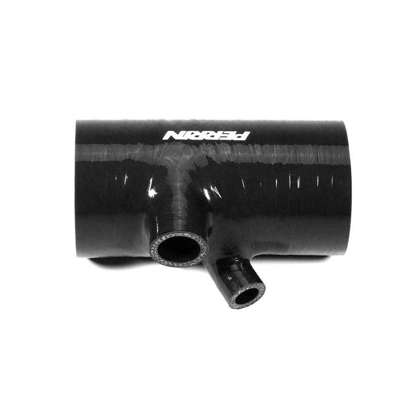 Perrin 2022+ Subaru WRX Black 3in Turbo Inlet Hose w/ Nozzle (Short) - Saikospeed