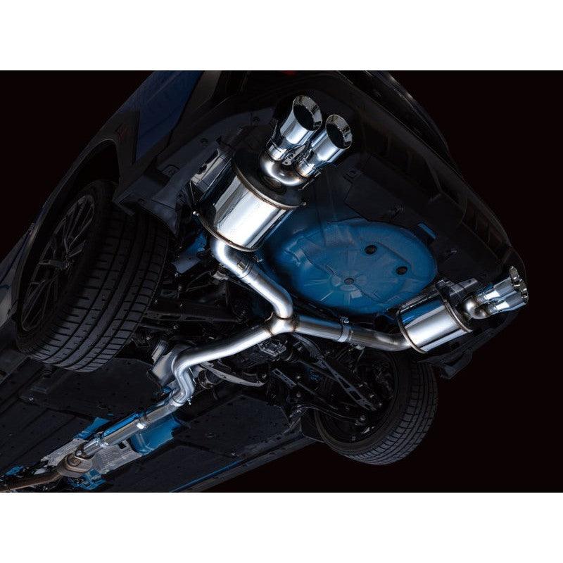 AWE Tuning 2022+ VB Subaru WRX Touring Edition Exhaust - Chrome Silver Tips - Saikospeed