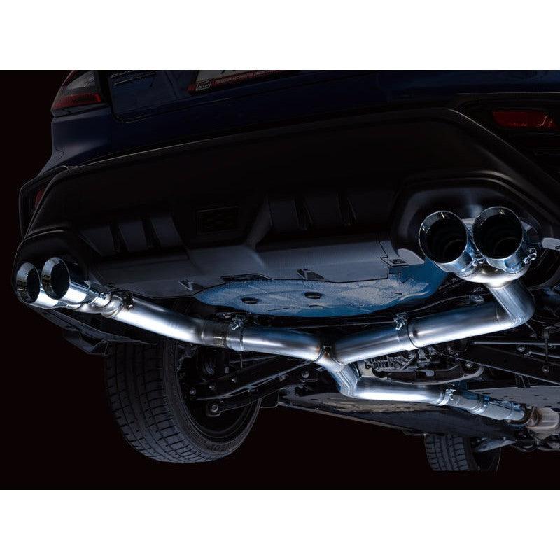 AWE Tuning 2022+ VB Subaru WRX Track Edition Exhaust - Chrome Silver Tips - Saikospeed