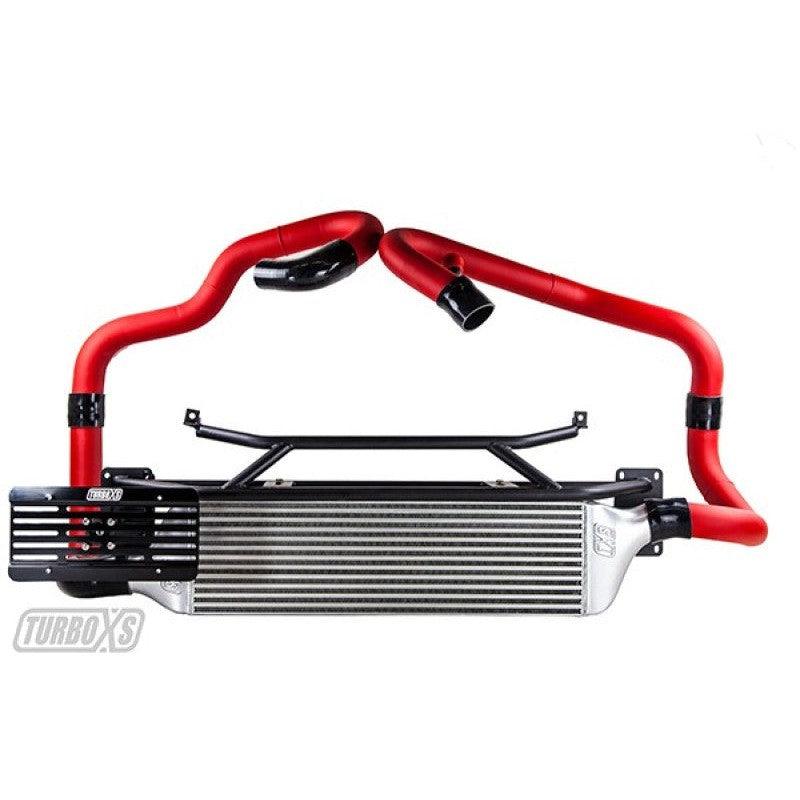 Turbo XS FMIC 2015-2017 Subaru STi - Wrinkle Red Pipes - Saikospeed