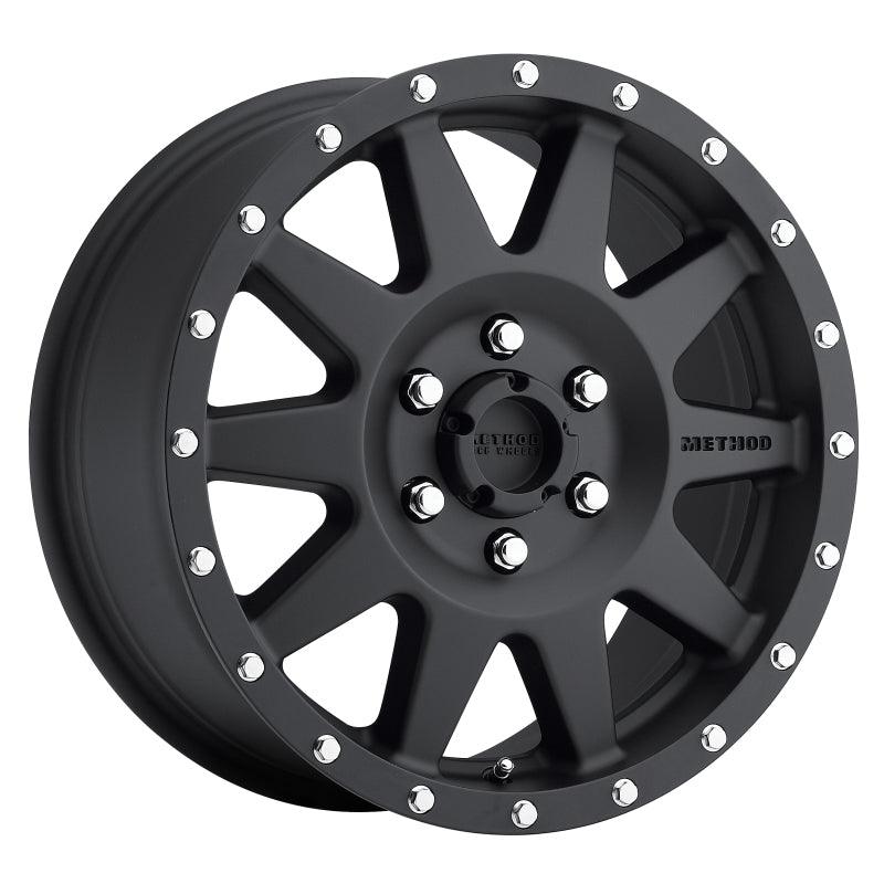 Method MR301 The Standard 17x7.5 +50mm Offset 6x130 84.1mm CB Matte Black Wheel - Saikospeed