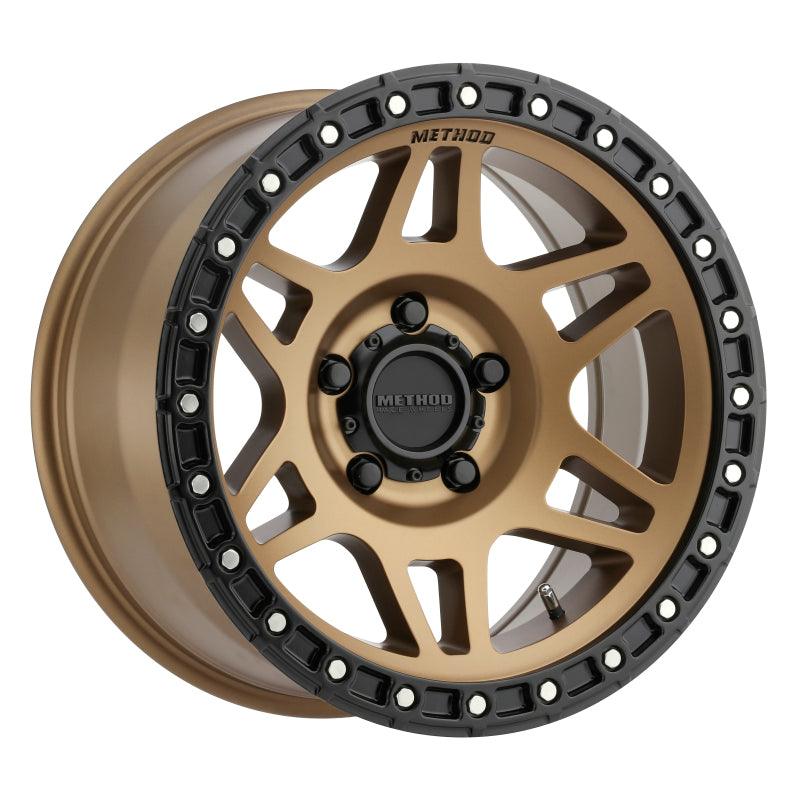 Method MR312 17x8.5 0mm Offset 5x5 71.5mm CB Method Bronze/Black Street Loc Wheel - Saikospeed