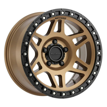 Method MR312 17x9 -12mm Offset 5x5 71.5mm CB Method Bronze/Black Street Loc Wheel - Saikospeed