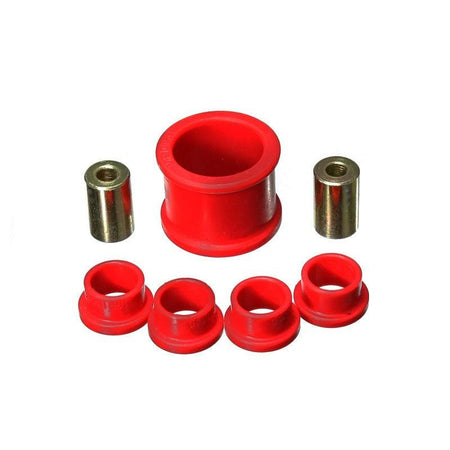 Energy Suspension 06-11 Honda Civic Si Red Power Steering Rack Bushing Set - Saikospeed