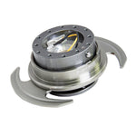 NRG Quick Release Kit Gen 3.0 - Gunmetal Body / Gunmetal Ring w/Handles