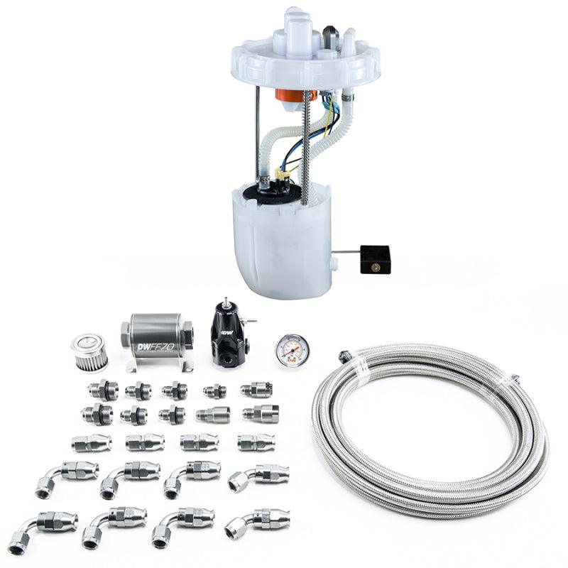 DeatschWerks 12-15 Honda Civic Si/13-15 Acura ILX DW400 Pump Module & Return Kit w/PTFE Fuel Lines - Saikospeed