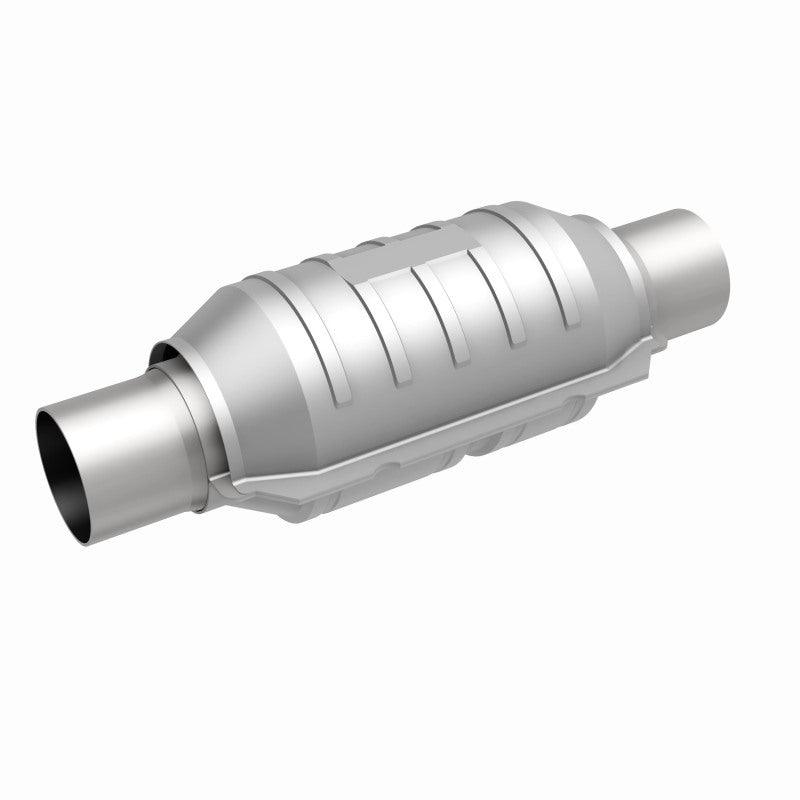 MagnaFlow Conv Univ 2.25in Inlet/Outlet Center/Center Round 9in Body L x 5.125in W x 13in Overall L - Saikospeed