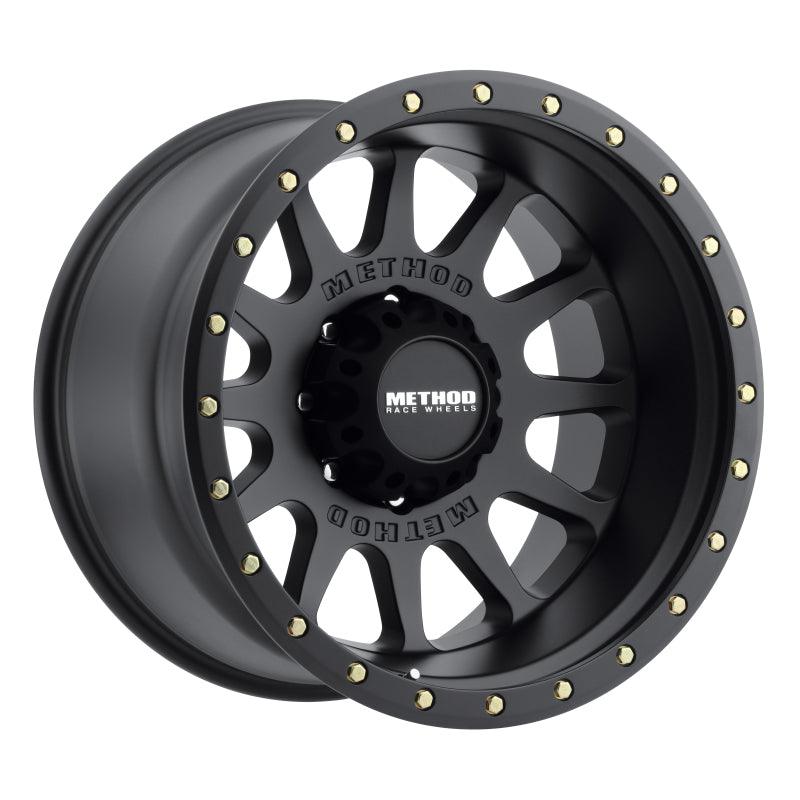 Method MR605 NV 20x10 -24mm Offset 8x6.5 121.3mm CB Matte Black Wheel - Saikospeed