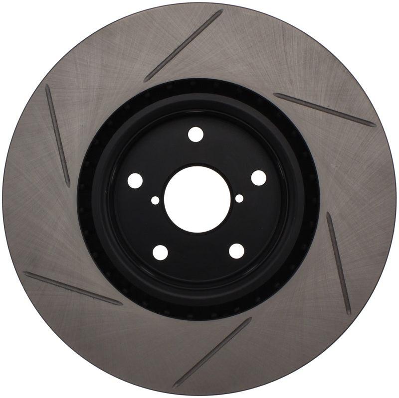 StopTech Power Slot 05-08 STi Front Left Slotted Rotor - Saikospeed