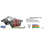 EBC 09-14 Acura TSX 2.4 Ultimax2 Rear Brake Pads - Saikospeed