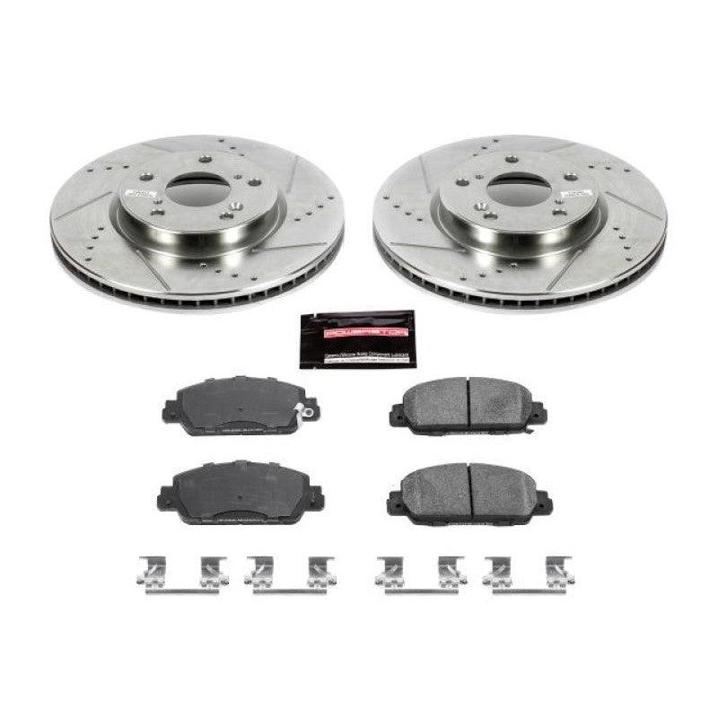 Power Stop 13-19 Honda Accord Front Z23 Evolution Sport Brake Kit - Saikospeed