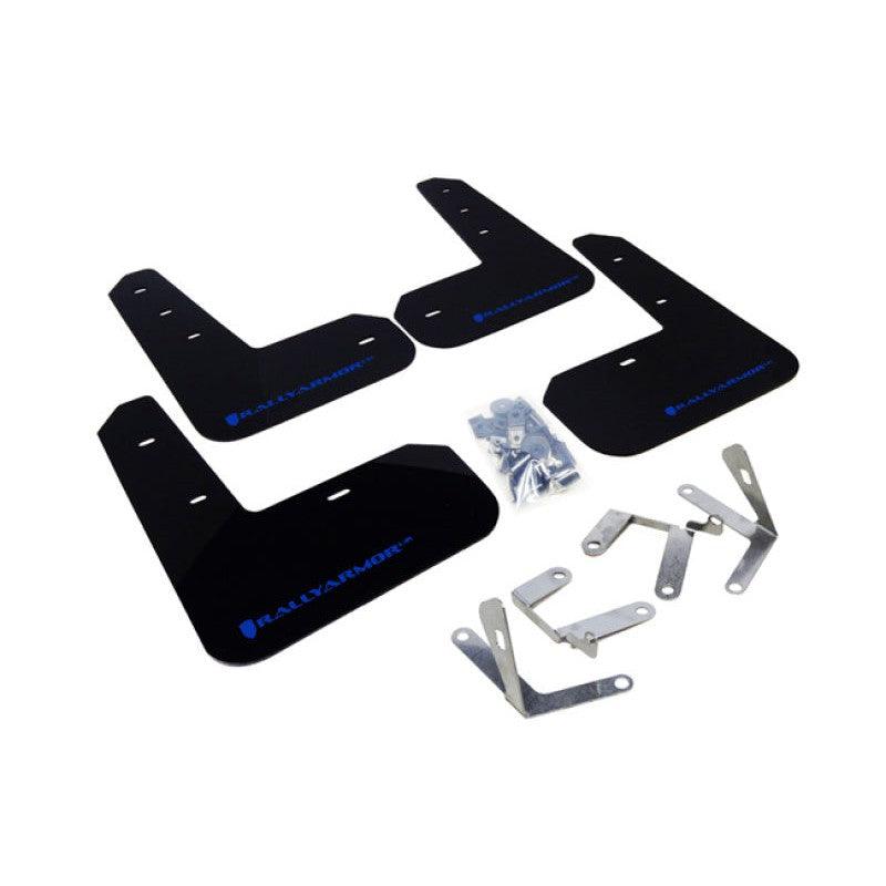 Rally Armor 13-17 Subaru BRZ / Scion FR-S Black UR Mud Flap w/ Blue Logo - Saikospeed