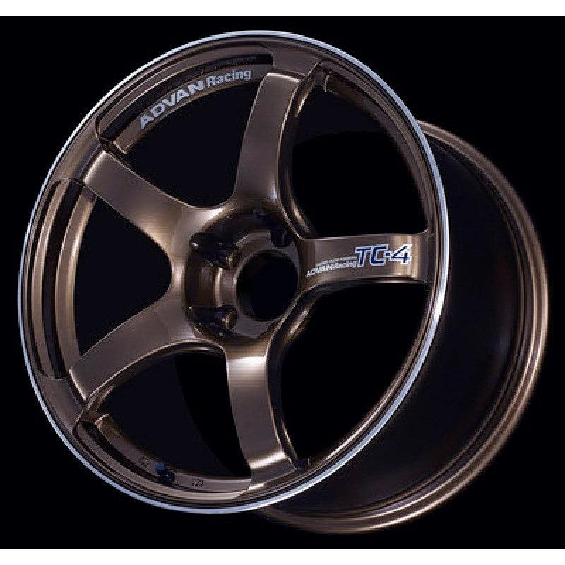 Advan TC4 17x9.0 +35 5-114.3 Umber Bronze Metallic & Ring Wheel - Saikospeed