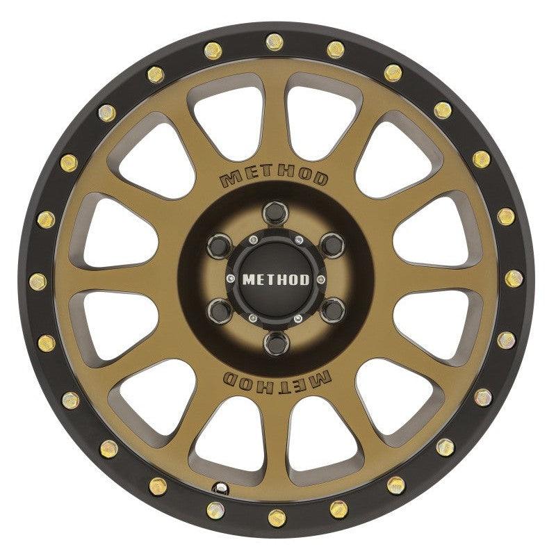 Method MR305 NV 18x9 0mm Offset 6x5.5 108mm CB Method Bronze/Black Street Loc Wheel - Saikospeed