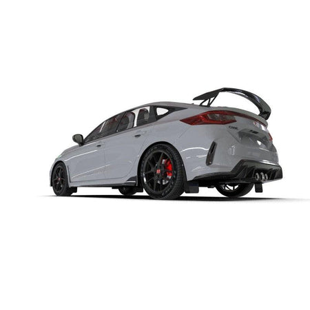 Rally Armor 2023+ Honda Civic Type R Black Mud Flap Grey Logo - Saikospeed