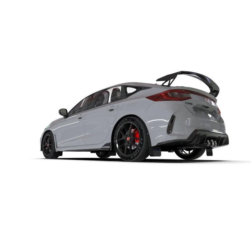 Rally Armor 2023+ Honda Civic Type R Black Mud Flap Red Logo - Saikospeed