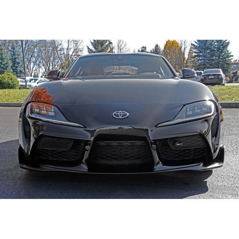 Perrin 2020 Toyota Supra Tow Hook Kit (Front) - Black - Saikospeed