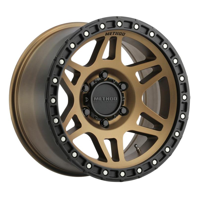 Method MR312 17x9 -12mm Offset 6x5.5 106.25mm CB Method Bronze/Black Street Loc Wheel - Saikospeed