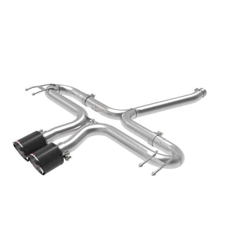 aFe Takeda 2-1/2in 304 SS Axle-Back Exhaust w/Carbon Tips 17-20 Honda Civic Sport L4-1.5L (t) - Saikospeed