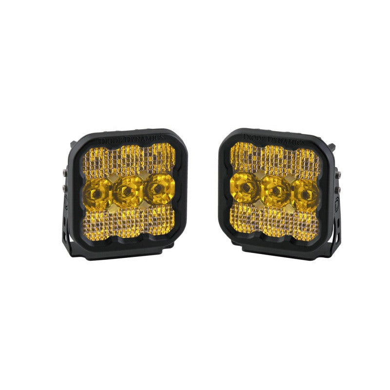 Diode Dynamics SS5 LED Pod Sport - Yellow Combo (Pair)