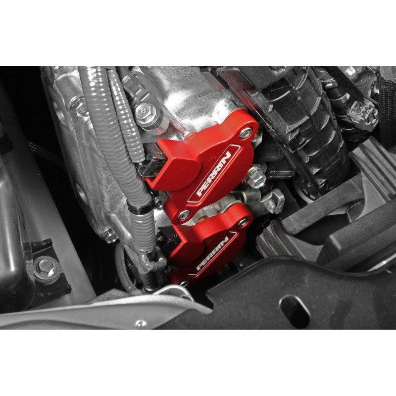 Perrin 15-22 WRX Cam Solenoid Cover - Red - Saikospeed