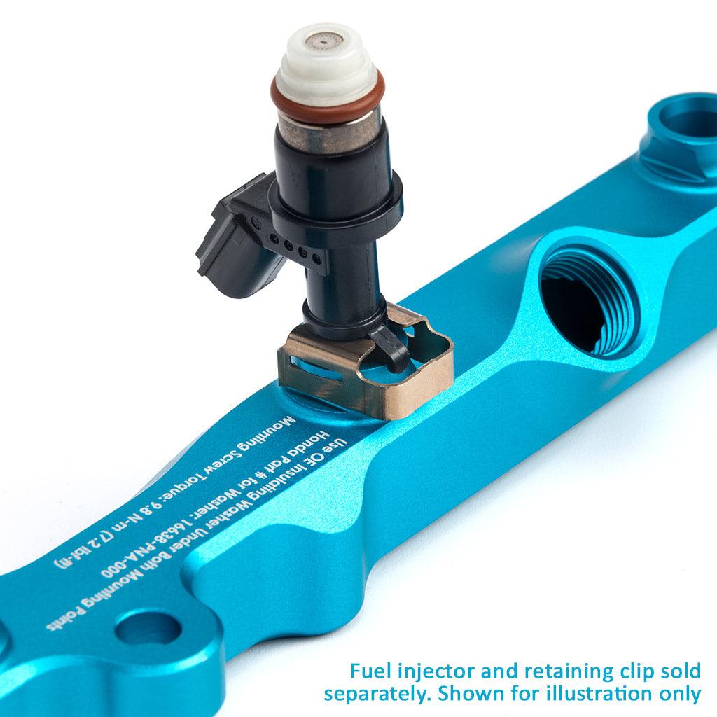 K-Series Fuel Rail in Satin Teal Finish - Saikospeed