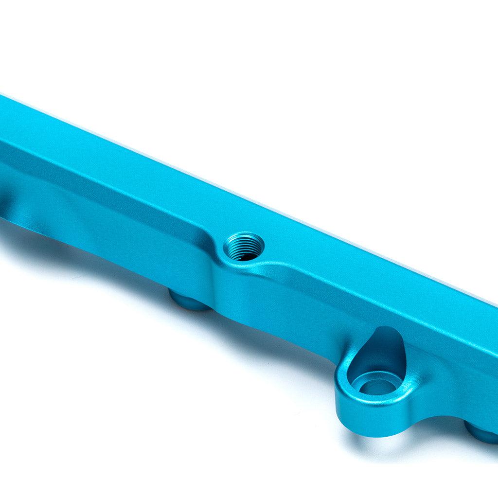 K-Series Fuel Rail in Satin Teal Finish - Saikospeed