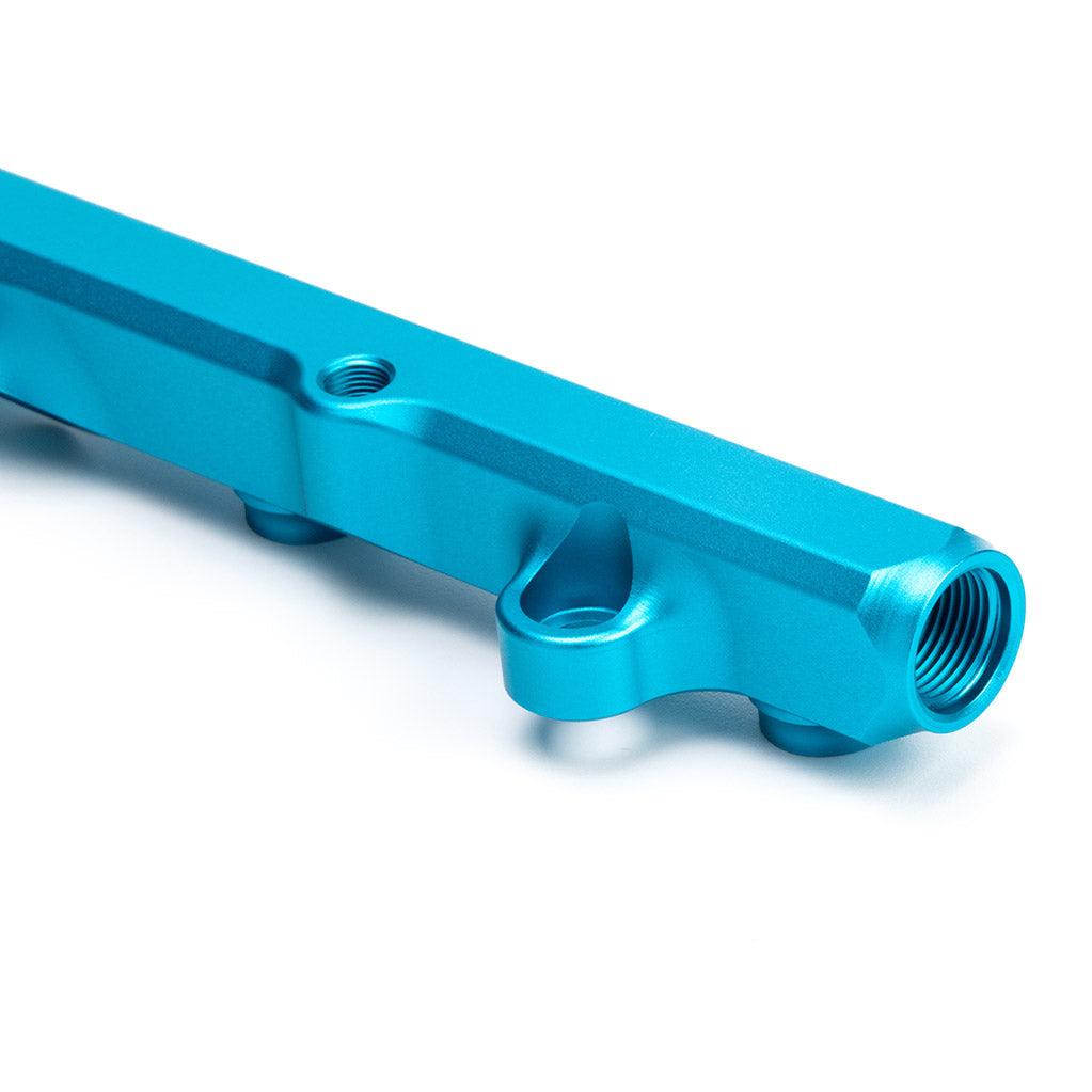 K-Series Fuel Rail in Satin Teal Finish - Saikospeed