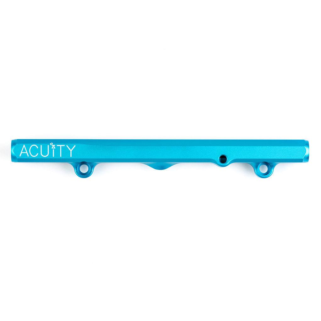 K-Series Fuel Rail in Satin Teal Finish - Saikospeed