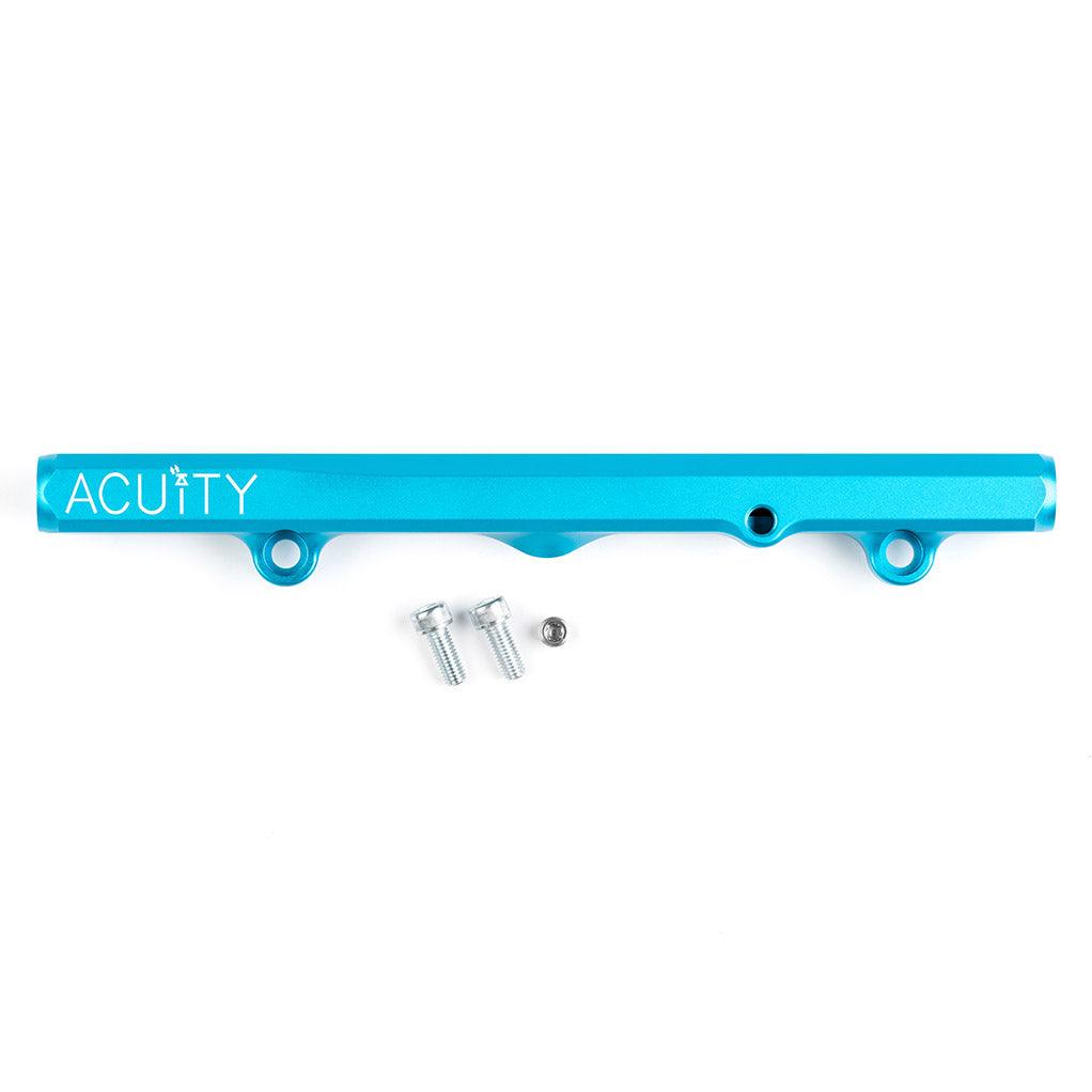 K-Series Fuel Rail in Satin Teal Finish - Saikospeed