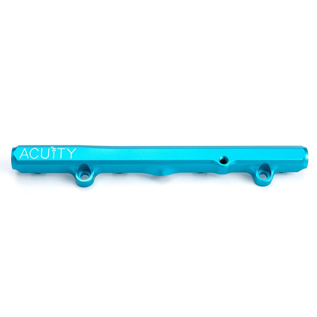 K-Series Fuel Rail in Satin Teal Finish - Saikospeed