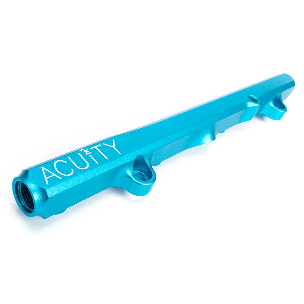 K-Series Fuel Rail in Satin Teal Finish - Saikospeed