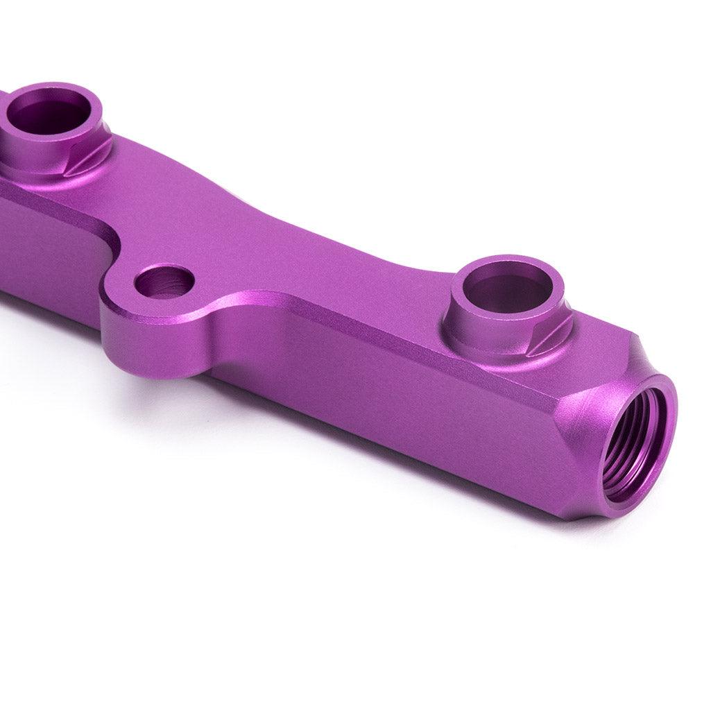 K-Series Fuel Rail in Satin Purple Finish - Saikospeed