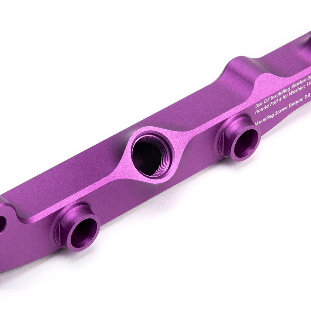 K-Series Fuel Rail in Satin Purple Finish - Saikospeed
