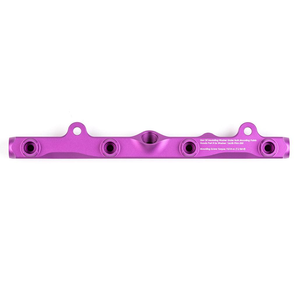 K-Series Fuel Rail in Satin Purple Finish - Saikospeed