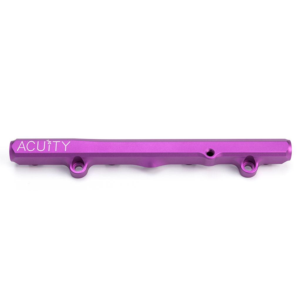 K-Series Fuel Rail in Satin Purple Finish - Saikospeed