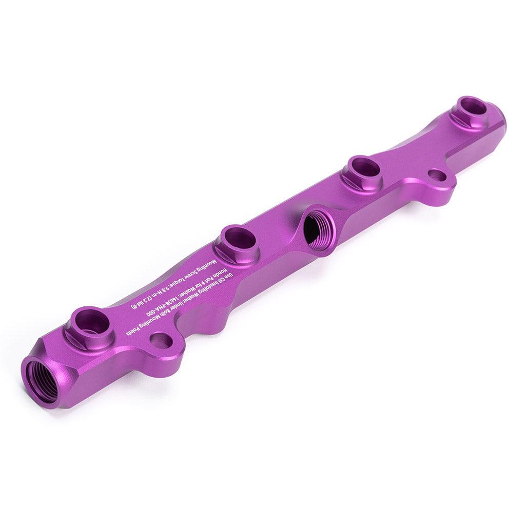 K-Series Fuel Rail in Satin Purple Finish - Saikospeed